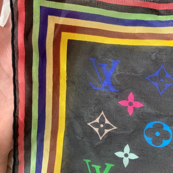 Louis Vuitton multicolor monogram bandana - Picture 13 of 16